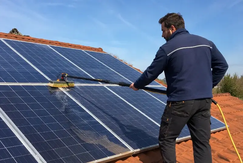 Nettoyage et entretien de panneaux solaires à Saint-Georges-du-Bois